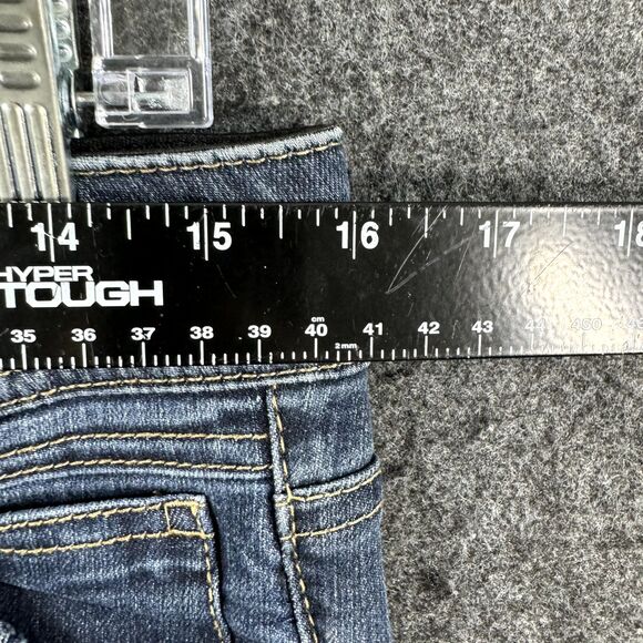 Democracy Ab Technology Jeans Women's 8 Blue Dark Wash Stretch Skinny - Picture 4 of 9